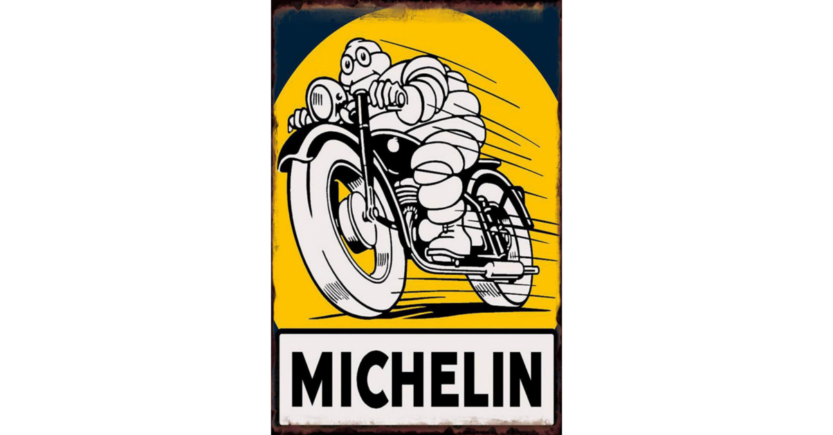 Plaque Michelin Moto Garage Atelier Les Plaques Publicitaires Le